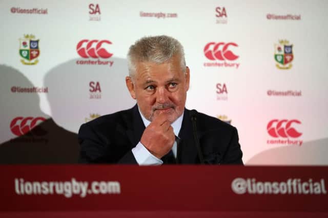 Warren Gatland will announce his Lions squad for the South Africa tour.