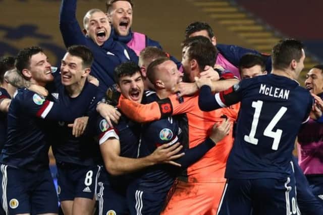 The Scotland squad earned their place in the Euros after a 23 year wait (Picture: Reuters)