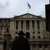 A general view of the Bank of England as it warned inflation will peak at 13%. Photo: Dan Kitwood/Getty Images.