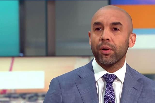 Alex Beresford says that he experienced online abuse following his fall out with Piers Morgan (ITV)