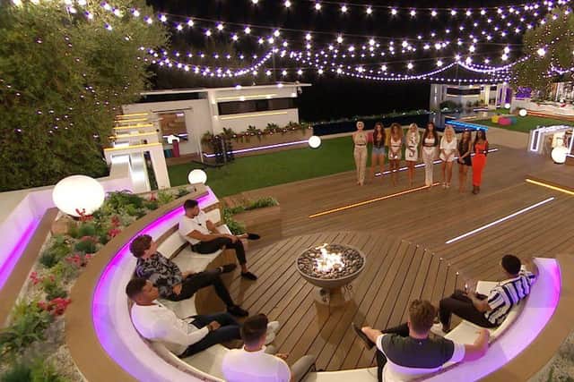 The fire pit is a stunning centre piece, but does that out weight the impact on the environment? Picture: ITV