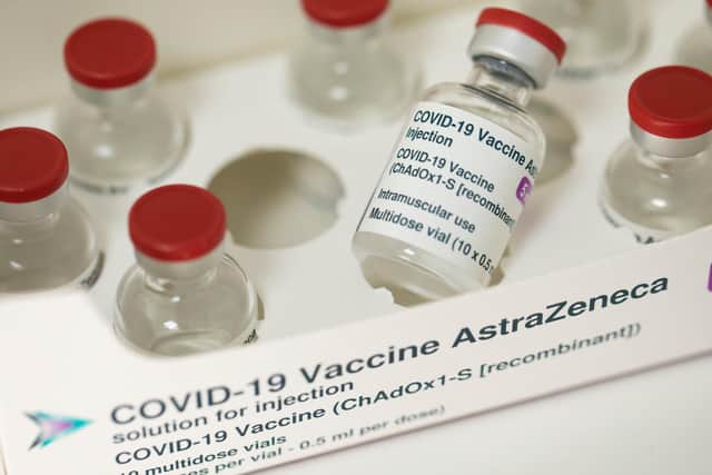 The odds of developing a deadly blood clot from the AstraZeneca vaccine is less than 0.0001% (Photo: Getty Images)