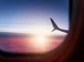 Beautiful view out of the window of a boeing 737 by TUI fly airline. (Shutterstock)