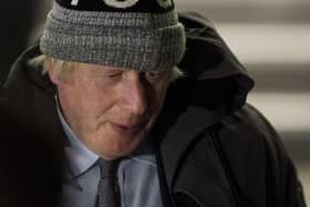 Boris Johnson leaves Dorland House in London, where he is giving evidence to the UK Covid-19 Inquiry. (Picture: Jordan Pettitt/PA Wire)