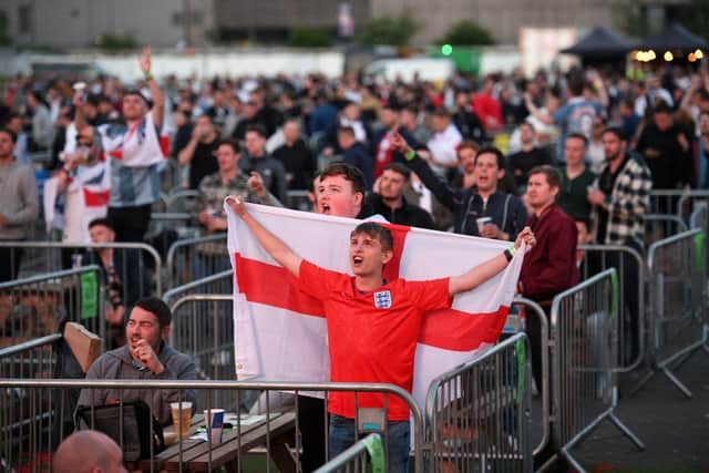 The weather is forecast to stay mostly dry and sunny for much of the UK on the day of the England game (Photo: Getty Images)