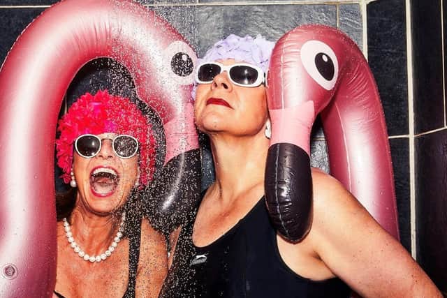 The Lido Ladies - Nicola Foster and Jessica Walker - regularly swim at Charlton Lido in London (Photo: Lido Ladies)