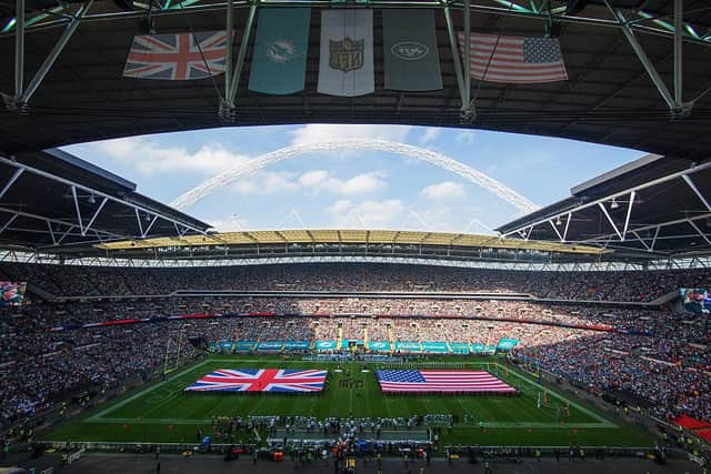 Wembley Stadium has hosted NFL games previously.