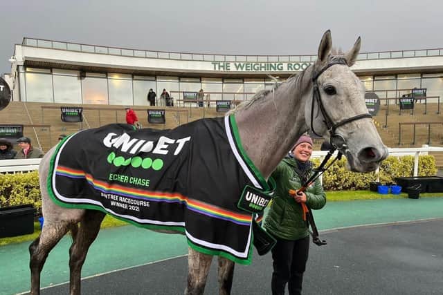 Snow Leopardess pictured after winning the Becher Chase at Antree in December