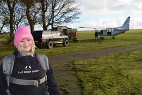 Nat Hansell conquered her fear of heights with a skydive

