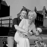 Brian Murphy and Yootha Joyce in London in 1976