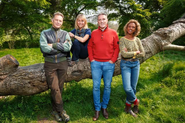 Returning to present the show in 2021 will be Springwatch stalwarts Chris Peckham, Micheala Strachan, Gillian Burker and Lolo Williams (C) BBC - Photographer: Jo Charlesworth