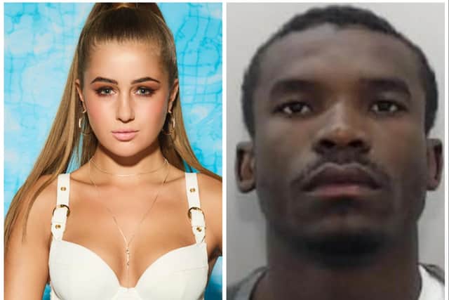 Medi Abalimba conned multiple victims out of thousands of pounds, including Love Island's Georgia Steel.