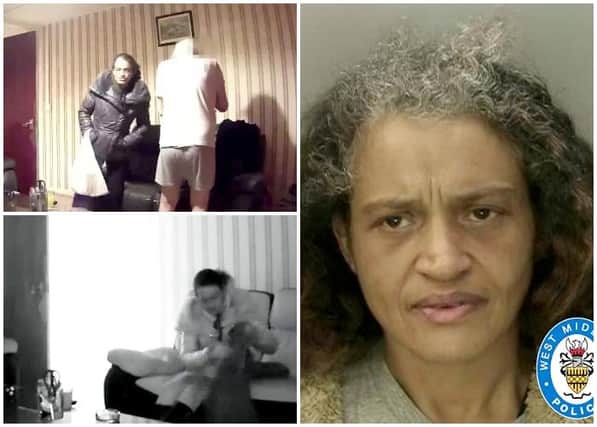 Carol Lewis, 50, tricked the elderly man into allowing her into his home at 5am in the morning