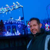 The local council has told Mark Strong, who owns the balcony which is covered in Christmas lights, to take it down

