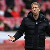 Brighton manager Graham Potter is the new favourite for the Everton job.
