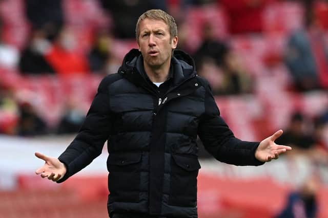 Brighton manager Graham Potter is the new favourite for the Everton job.