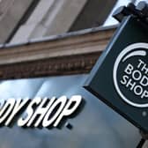 File image of a The Body Shop sign. Picture: Photo by DANIEL LEAL/AFP via Getty Images