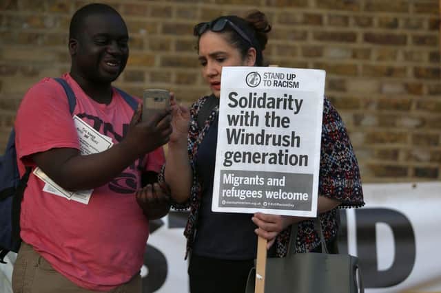 Supporters campaigned for justice for victims of the Windrush generation, as the scandal broke in 2018. (Picture: Getty Images)