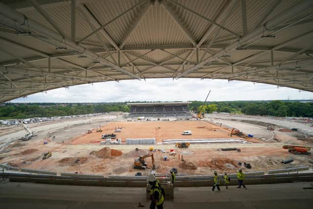 Alexander Stadium under construction. The venue will host athletics at Birmingham 2022. (Pic: Getty)