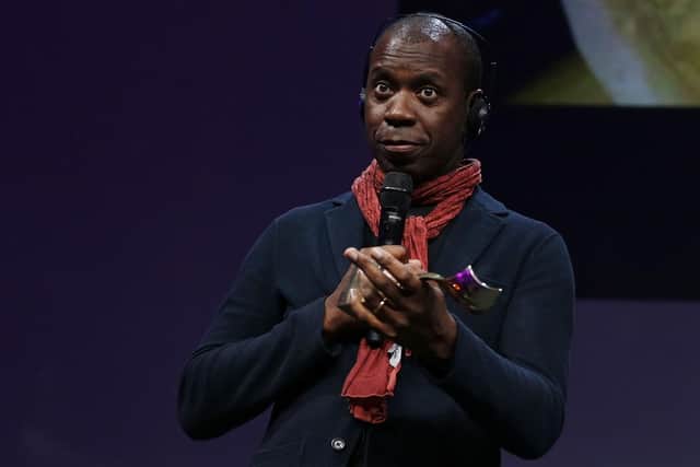English journalist Clive Myrie, Mastermind presenter. (Pic credit: Charly Triballeau / AFP via Getty Images)