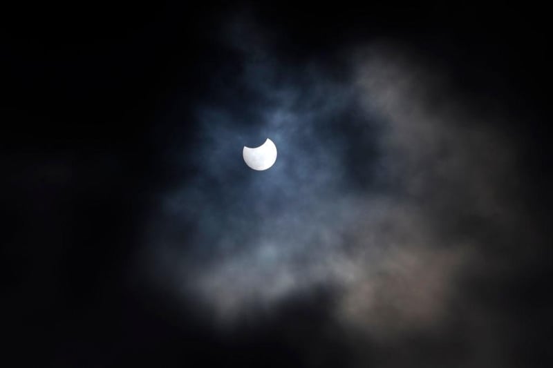 Solar eclipse 2021: pictures of the partial eclipse over the UK