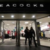 A branch of clothing retailer Peacocks in north London
