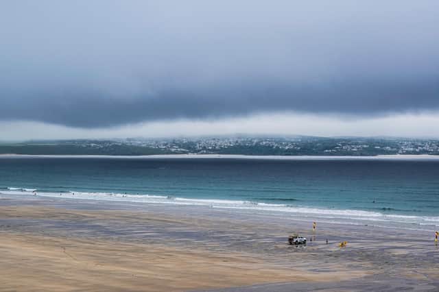 Carbis Bay in Cornwall, where the G7 summit will be held (Photo by Hugh Hastings/Getty Images)