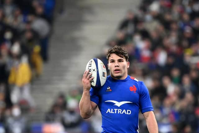 World player of the year Antoine Dupont will captain France in the Six Nations.  (Photo by FRANCK FIFE/AFP via Getty Images)