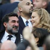 Chairman of Newcastle United, Yasir Al-Rumayyan and Amanda Staveley, Part-Owner of Newcastle United. 