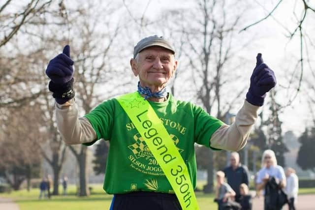 Bob Emmerson, who lives in Northampton, is on track to reach his 400th milestone circuit when the Parkrun reopens in June (Northampton Parkrun/Facebook).