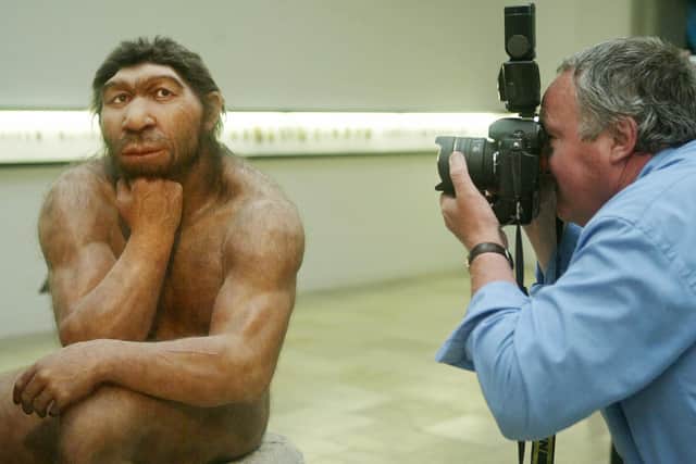 Our Homo sapiens ancestors may have met as many as eight different types of human, such as Neanderthals. Picture: Sebastian Willnow/DDP/AFP via Getty Images