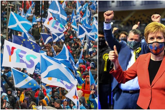 The SNP has vowed to push for a second independence referendum with pro-independence parties holding a majority at Holyrood (Getty Images/Shutterstock)