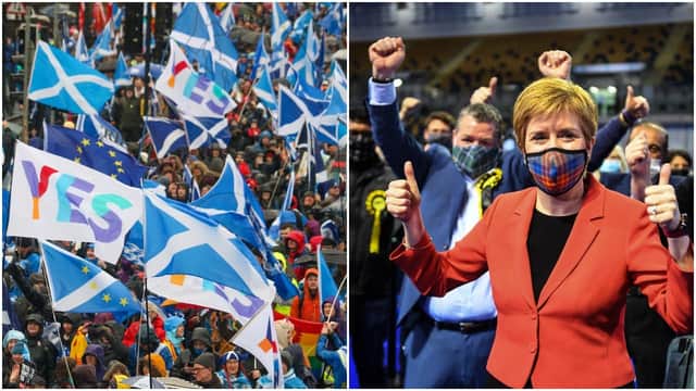 The SNP has vowed to push for a second independence referendum with pro-independence parties holding a majority at Holyrood (Getty Images/Shutterstock)