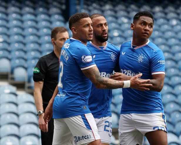 Rangers' lethal strikeforce put a woeful Celtic side to the sword (Getty Images)