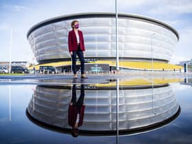 First Minister Nicola Sturgeon outside the Covid 19 vaccination centre at the SSE Hydro in Glasgow (Getty Images)