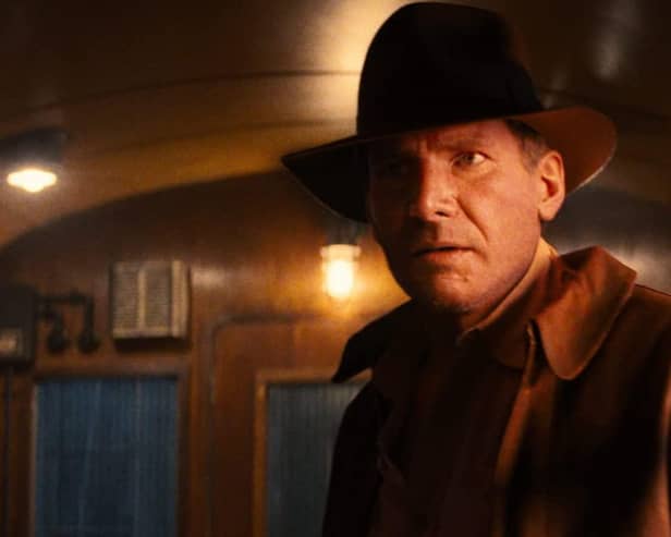 Harrison Ford as Indiana Jones in the fifth instalment of the film franchise, Indiana Jones and the Dial of Destiny, which will arrive in cinemas on June 30 © 2023 Lucasfilm Ltd. & TM. All Rights Reserved
