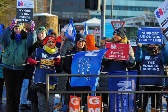 Royal College of Nurses members have voted for a 48-hour walkout (Photo: George Sweeney/Derry Journal)