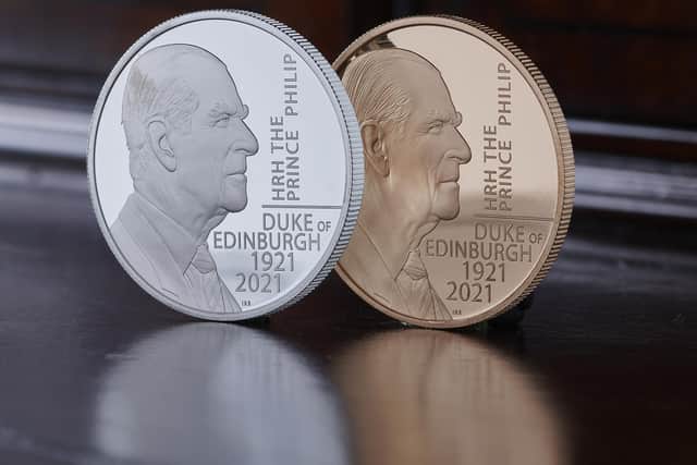 The coin bears the inscription “HRH The Prince Philip, Duke of Edinburgh 1921-2021” (Photo: HM Treasury)
