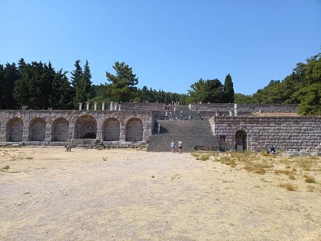 The ancient Asclepeion site seen on the Kos Island By Land and Sea tour, an excursion exclusive to TUI
