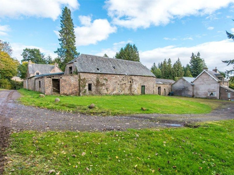 Farm buildings.