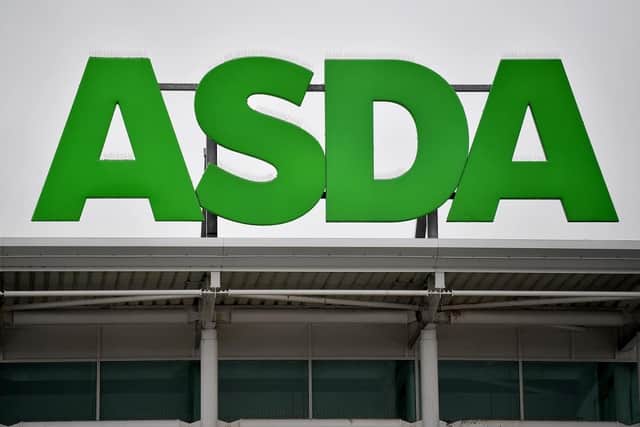 Asda sign. (Pic credit: Ben Stansall / AFP via Getty Images)