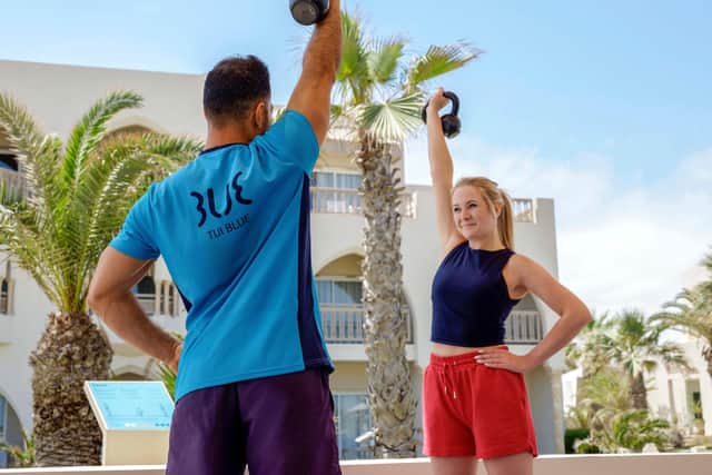 Sensatori by TUI BLUE Hotels offers a range of free fitness and wellness sessions including one on one training and new power combat and dumbell training