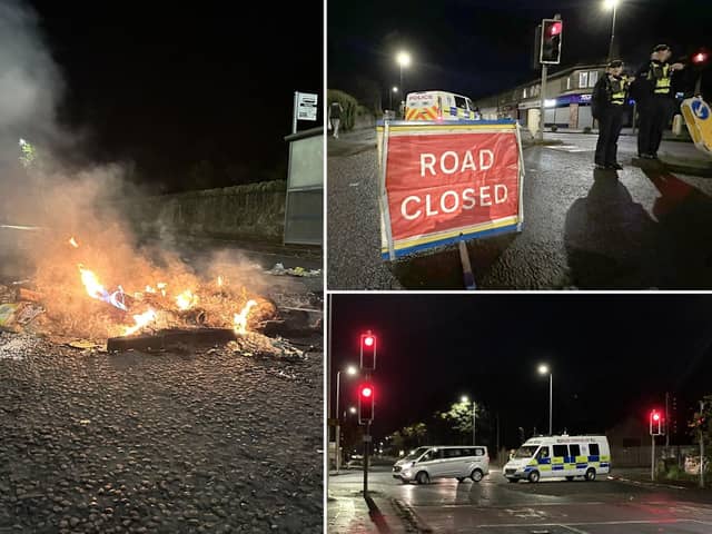 The Niddrie area of Edinburgh was locked down after a serious disturbance on Bonfire Night (Dan Barker/PA Wire)