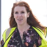 Labour Party deputy leader Angela Rayner during a visit to Perry Barr bus depot in Birmingham. Picture: Jacob King/PA Wire