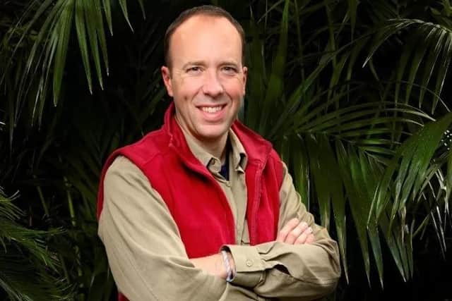 Former Health Secretary Matt Hancock was announced as a shock contestant to appear on ITV's I'm a Celebrity much to the dismay of some of his constituents and Members of Parliament. (Pic: ITV)