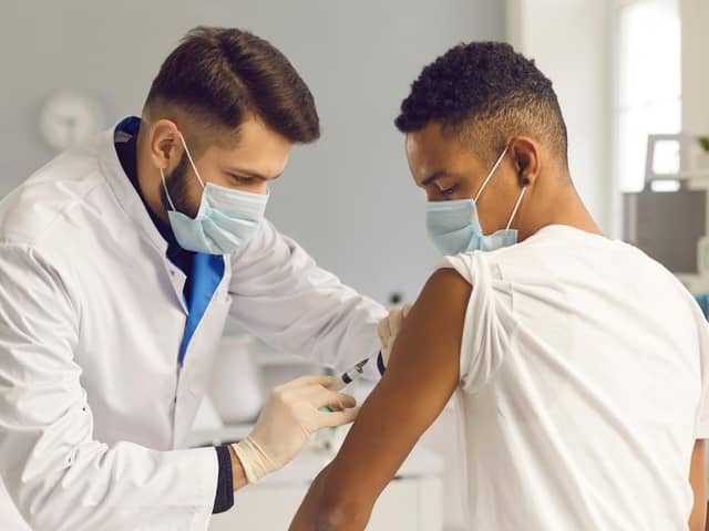 Men are falling behind on their jabs - but one expert things indifference rather than true vaccine hesitancy could be to blame.