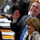 Alex Salmond with Nicola Sturgeon in 2008, when they were still on speaking terms (Photo by Jeff J Mitchell/Getty Images)