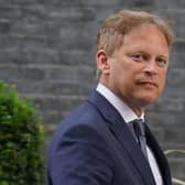 Grant Shapps leaves Downing Street after being appointed Defence Secretary.