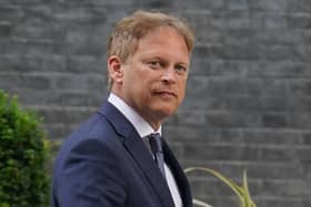 Grant Shapps leaves Downing Street after being appointed Defence Secretary.