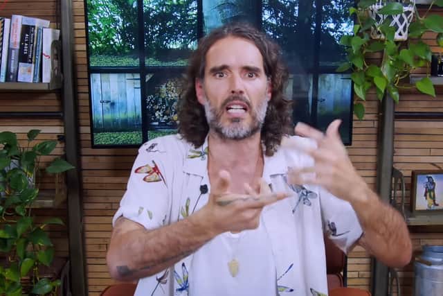 Comedian Russell Brand 'absolutely' denied the allegations in a video Picture: PA